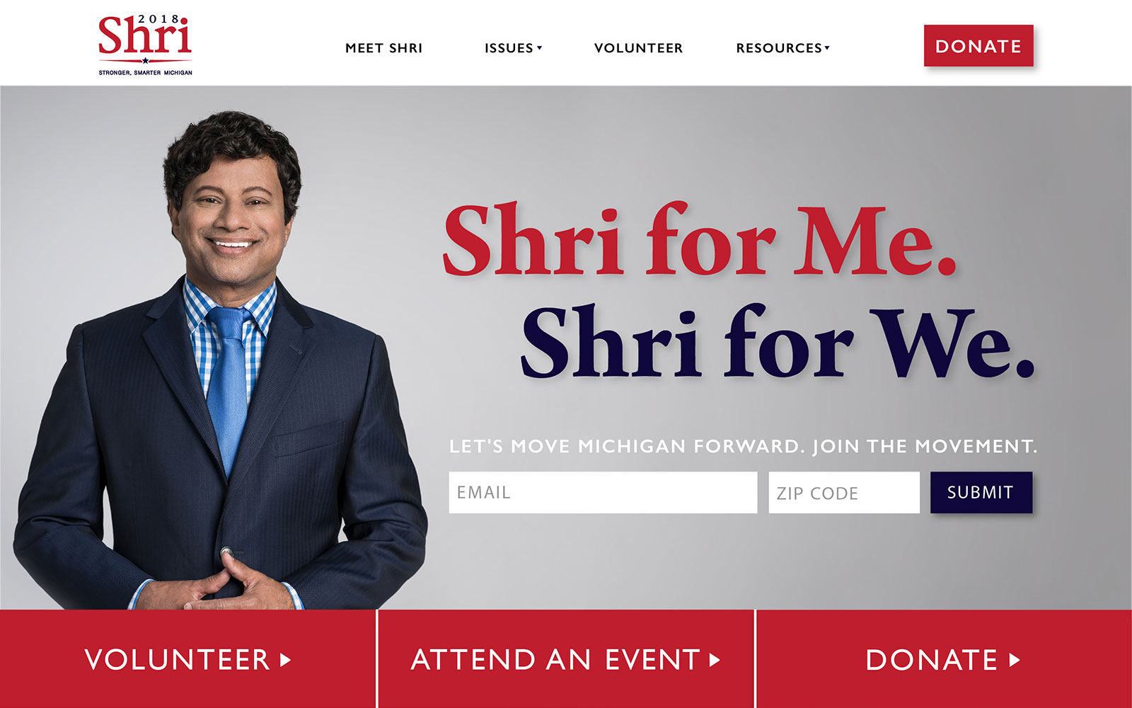 Shri Thanedar for Governor